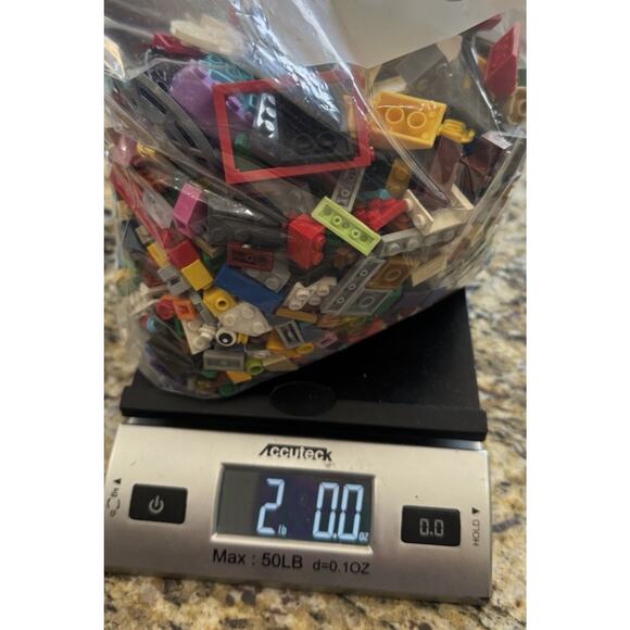 2 TWO POUNDS MIXED LOT OF CLEAN LEGO PIECES from Sets - Picture 1 of 10